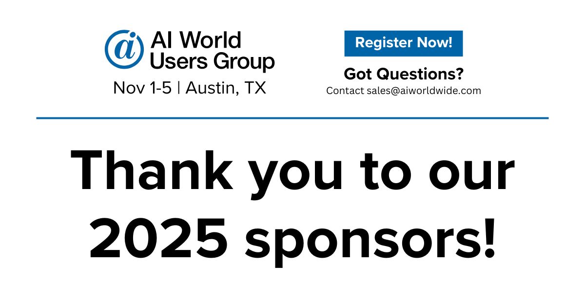 aiworld-thanks-2025 sponsors